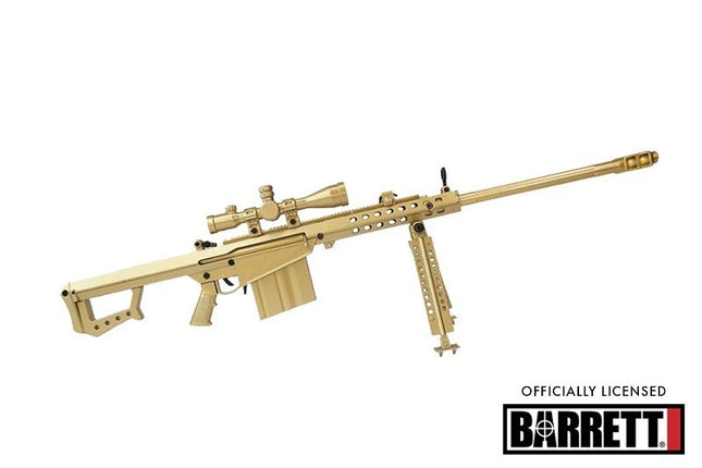 Goat Guns 1/3 Scale Die Cast Barrett .50Cal Model, Gold