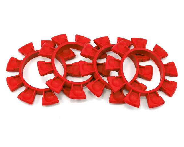 JConcepts 2212-7 "Satellite" Tire Glue Bands (Red) JCO22127