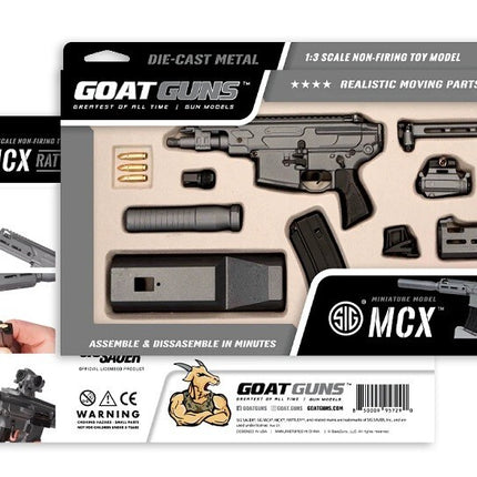 Goat Guns 1/3 Scale Die Cast Sig Sauer MCX Model, Grey