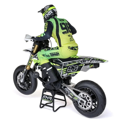 Losi 1/4 Promoto-SM FXR Supermoto Motorcycle RTR Battery/Charger Included White