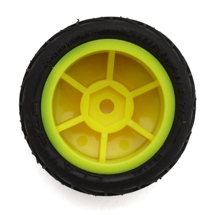 UpGrade RC Clay Bar Pre-Mounted Clay Tires for Losi® Micro-T (Yellow) UPG10012TY