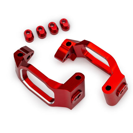 Traxxas 10232-RED Aluminum Red Caster Blocks (L&R) TRA10232RED