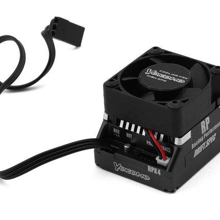 Yokomo BL-RPX4 Competition Sensored Brushless 1/10 Drift Spec ESC (Black)