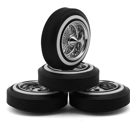 Redcat Dayton Chrome Wire Wheel Set (4) RER17088