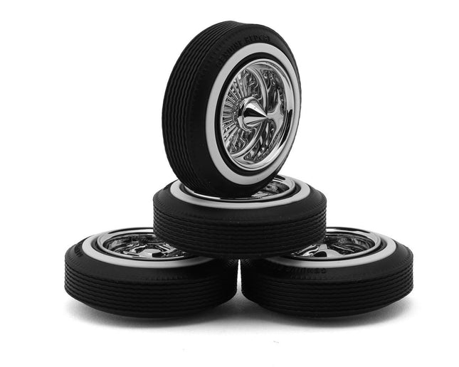 Redcat Dayton Chrome Wire Wheel Set (4) RER17088