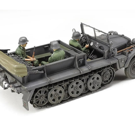 Tamiya 1/35 German 1T Half-Track Sd.Kfz 10 Plastic Model Kit TAM37016