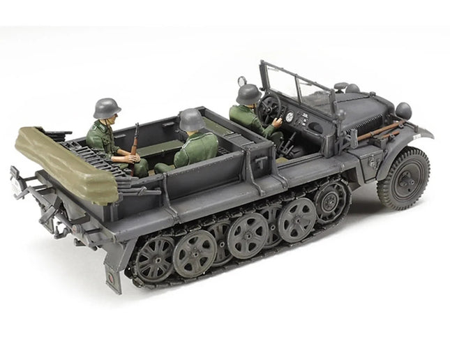 Tamiya 1/35 German 1T Half-Track Sd.Kfz 10 Plastic Model Kit TAM37016