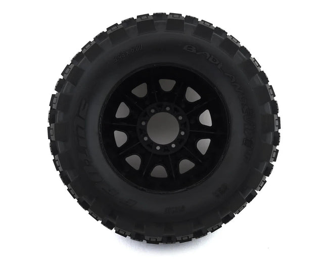 Pro-Line 1/8 Badlands MX38 HP BELTED F/R 3.8" MT Mounted 17mm Black Raid