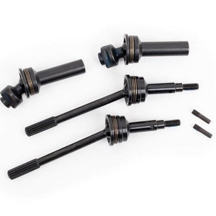 Traxxas 9052R Rear HD Steel Splined Driveshafts w/6mm Axle New!!