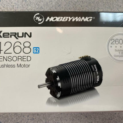 Hobbywing Xerun 4268SD G2 Sensored Brushless Motor (2600kV) 30401905 NEW!!