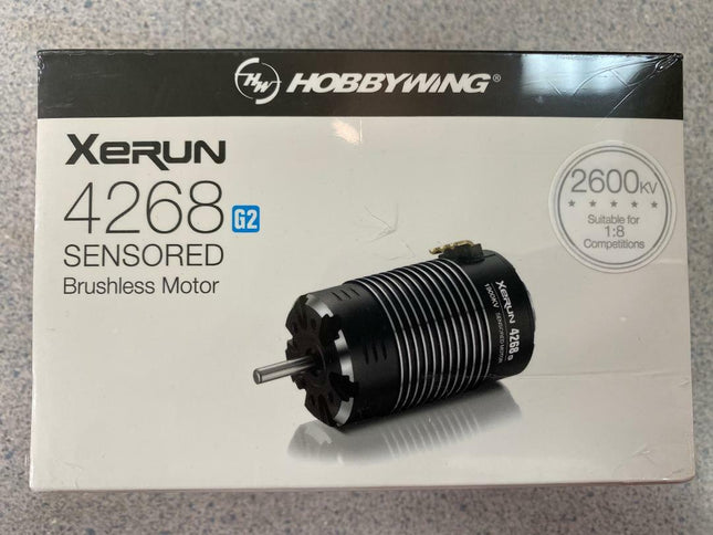 Hobbywing Xerun 4268SD G2 Sensored Brushless Motor (2600kV) 30401905 NEW!!