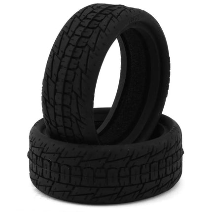JConcepts Swiper LP 2.2" 2WD Front Buggy Dirt Oval Tires (Silver) 4055-06