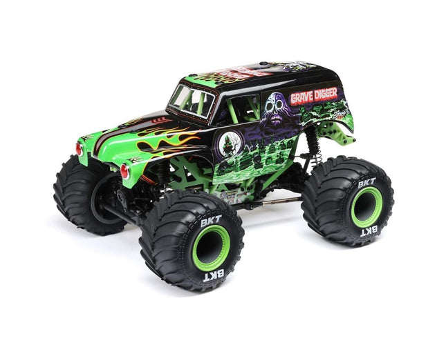 Losi 1/18 Mini LMT 4X4 Brushed Monster Truck RTR Grave Digger LOS01026T1