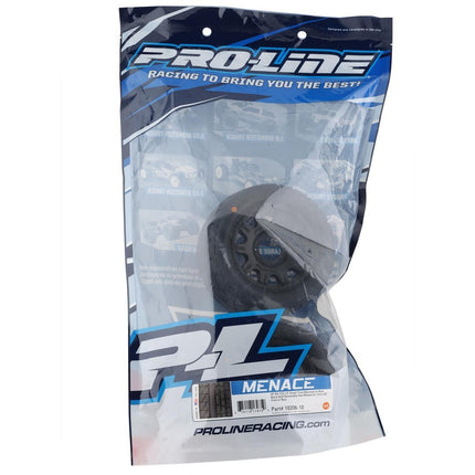 Pro-Line 1/8 Menace HP Belted 3.8 Pre-Mounted Truck Tires Black S3 w/Raid Wheels