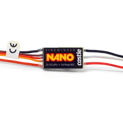 Castle Creations Sidewinder Nano Micro Brushless/Brushed ESC (12.6V)