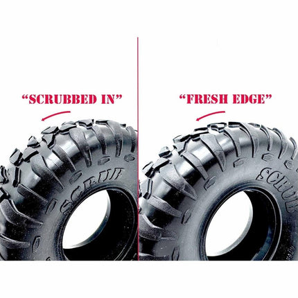 Reefs RC 1/10 Scrub 1.9" Performance Rock Crawler Tires (2) 4.75" Pink REEFS251