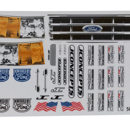 JConcepts Tuck 1989 Ford F-150 Rock Crawler Body Clear (12.3") Cab Only JCO0485