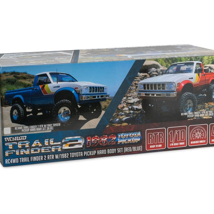 RC4WD Trail Finder 2 1/10 RTR 4WD Electric Trail Truck w/1982 Toyota Pickup Red