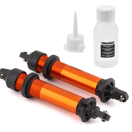 Traxxas 7761T X-Maxx GTX Assembled Shocks (Orange) (2) TRA7761T