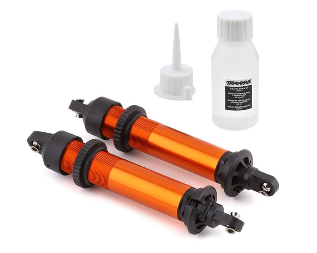 Traxxas 7761T X-Maxx GTX Assembled Shocks (Orange) (2) TRA7761T