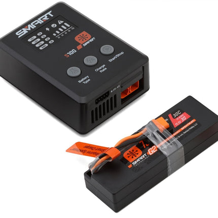 Spektrum RC Smart PowerStage Bundle w/3S Smart 30C LiPo Battery 1300mAh IC2