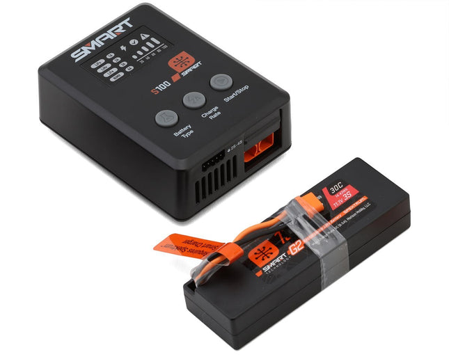 Spektrum RC Smart PowerStage Bundle w/3S Smart 30C LiPo Battery 1300mAh IC2