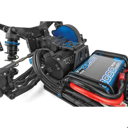 Team Associated SR10M Dirt Oval RTR LiPo Combo, Blue