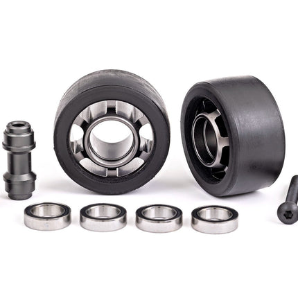 Wheels for Wheelie Bar 6061-T6 Aluminum Dark Titanium-Anodized  TRA7775A