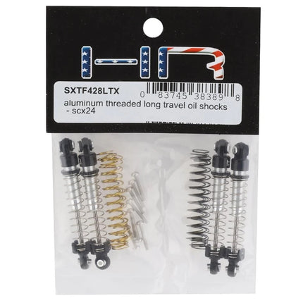 Hot Racing Axial SCX24 Aluminum Threaded Long Travel Oil Shocks (4)
