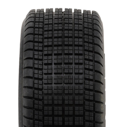 JConcepts 4151-02 Dirt Trac Short Course Dirt Oval Tires (2) (Green) JCO415102
