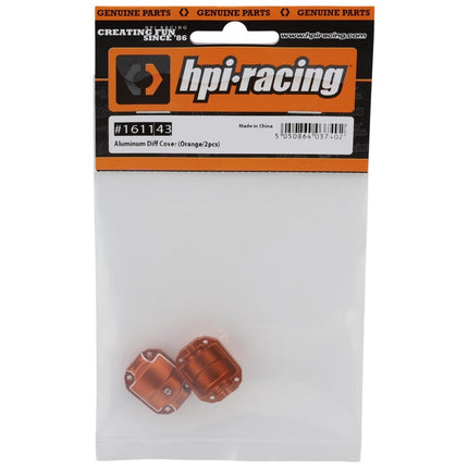 HPI Aluminum Differential Covers For Venture18 (Orange) (2) HPI161143