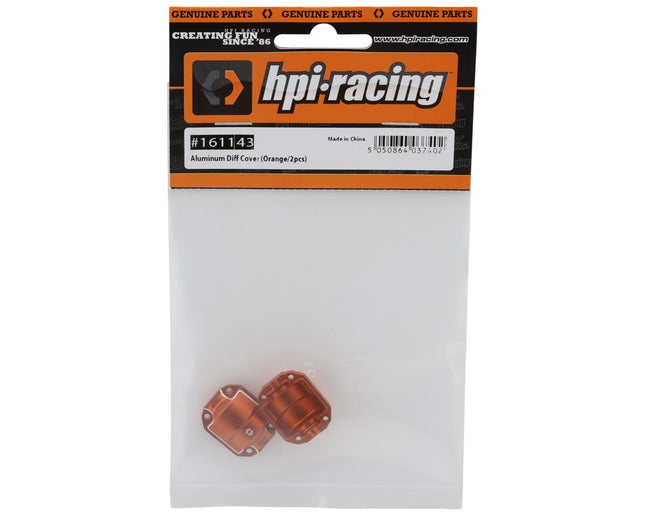 HPI Aluminum Differential Covers For Venture18 (Orange) (2) HPI161143