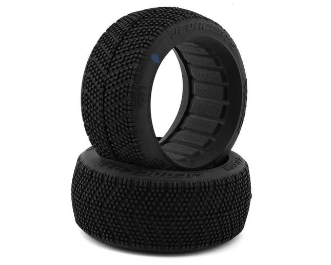 JConcepts 4071-01 Falcon 1/8 Off-Road Buggy Tires (2) (Blue) JCO407101