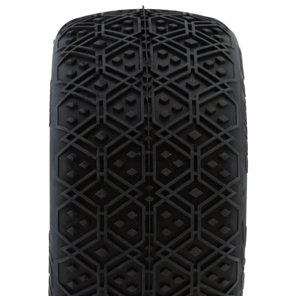 JConcepts 4140-02 Double Bar 2.2" Rear Buggy Off-Road Tires (Green) JCO414002
