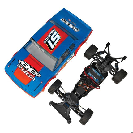 Team Associated SR10M Dirt Oval RTR LiPo Combo, Blue
