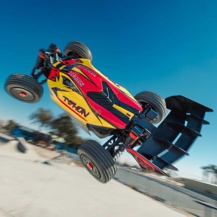 Arrma Typhon Mega 665 1/8 4WD Electric Buggy (Yellow) ARA4206V4T2