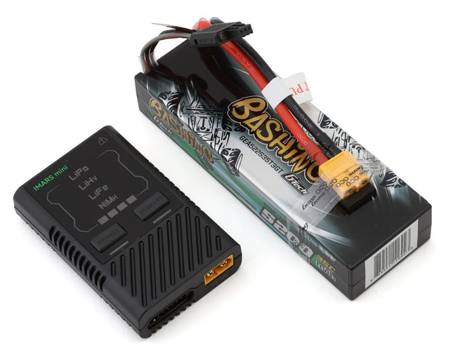Gens Ace G-Tech Smart 2S Bundle w/2S 35C XT60 LiPo Battery 5200mAh & IMars Mini