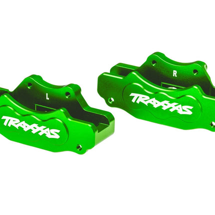 Traxxas 10951-GRN Aluminum Green Brake Calipers Funco (L&R) TRA10951GRN