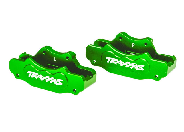 Traxxas 10951-GRN Aluminum Green Brake Calipers Funco (L&R) TRA10951GRN
