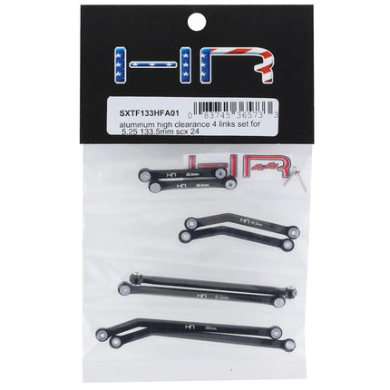 Hot Racing Axial SCX24 Aluminum High Clearance 4 Link Set (133.5mm)