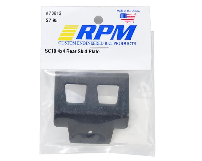 RPM SC10 4x4 Rear Skid Plate (Black) RPM73812/RPMC3812
