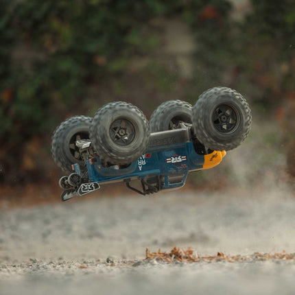 Arrma 1/8 NOTORIOUS 6S V6 4X4 BLX Brushless Stunt Truck RTR, Blue ARA8611V6T2