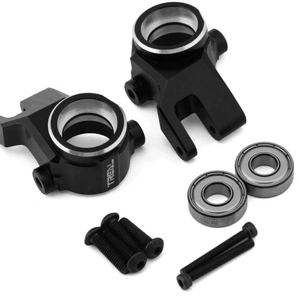 Treal Hobby Aluminum Steering Knuckles for Traxxas Sledge Blk (2) TLHTSLEDGE-01