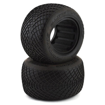 JConcepts 3199-02 Ellipse 2.2" 1/10 Stadium Truck Tires (2) (Green) JCO319902