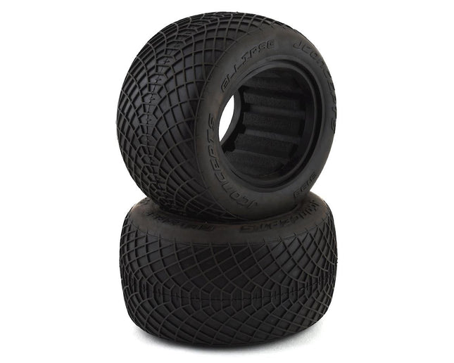 JConcepts 3199-02 Ellipse 2.2" 1/10 Stadium Truck Tires (2) (Green) JCO319902