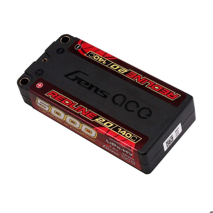 Gens Ace Redline 2.0 2S Shorty LiHV Battery 140C (7.6V/5000mAh) GEA50002S14S5