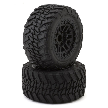 JConcepts Switchback 2.8" Pre-Mounted Tires 12mm Hex (Platinum) 4075-39812