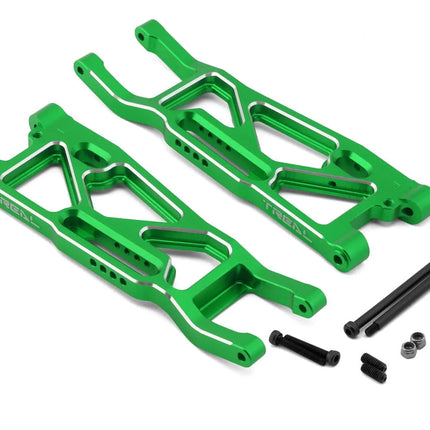 Treal Hobby Aluminum Front Suspension Arms for Traxxas Sledge (Green) (2)