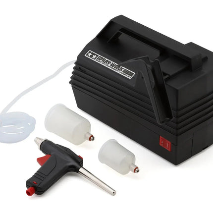 Tamiya Spray-Work Basic Air Compressor & Single-Action Airbrush Combo TAM74520