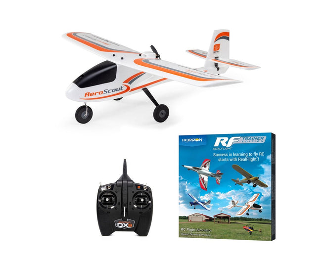 HobbyZone AeroScout S 2 1.1m RTF Trainer Electric Airplane (1033mm) HBZ380002